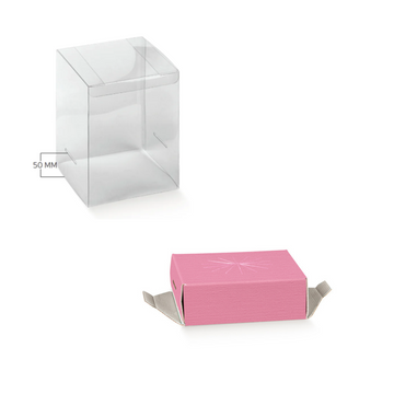 Base per scatola porta uova e scatola di plastica trasparente